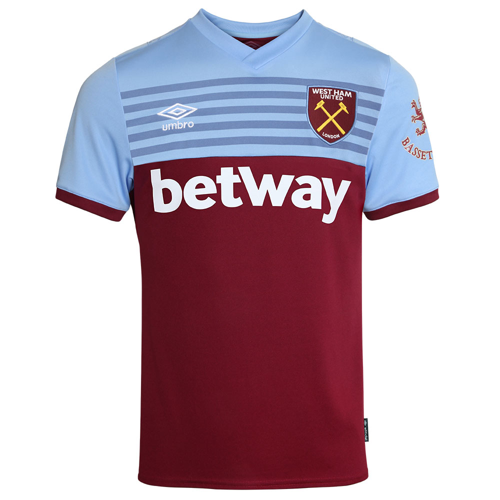 thailandia maglietta west ham united 2019-2020 prima divisa